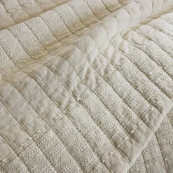 Copripiumino in cotone trapuntato (220 x 240 cm) Lena Beige sabbia