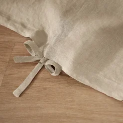 Copripiumino in lino lavato (280 x 240 cm) Louise Beige