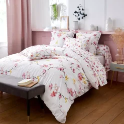 Copripiumino in percalle di cotone (260 x 240 cm) Elisa Rose