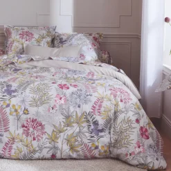 Copripiumino in raso di cotone (280 x 240 cm) Anaïs Multicolore