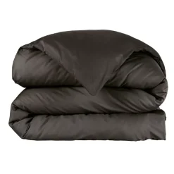 Copripiumino percalle di cotone (260 cm) Cali Nero