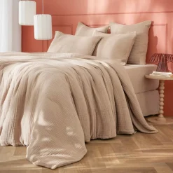Copripiumino quadrupla garza di cotone (260 x 240 cm) Victoria x Gaïa Corda