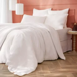 Copripiumino quadrupla garza di cotone (240 x 220 cm) Victoria x Gaïa Bianco chantilly