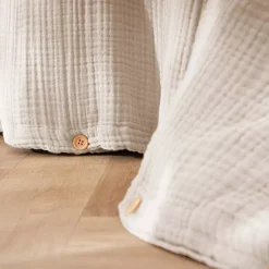 Copripiumino quadrupla garza di cotone (240 x 220 cm) Victoria x Gaïa Beige pampa