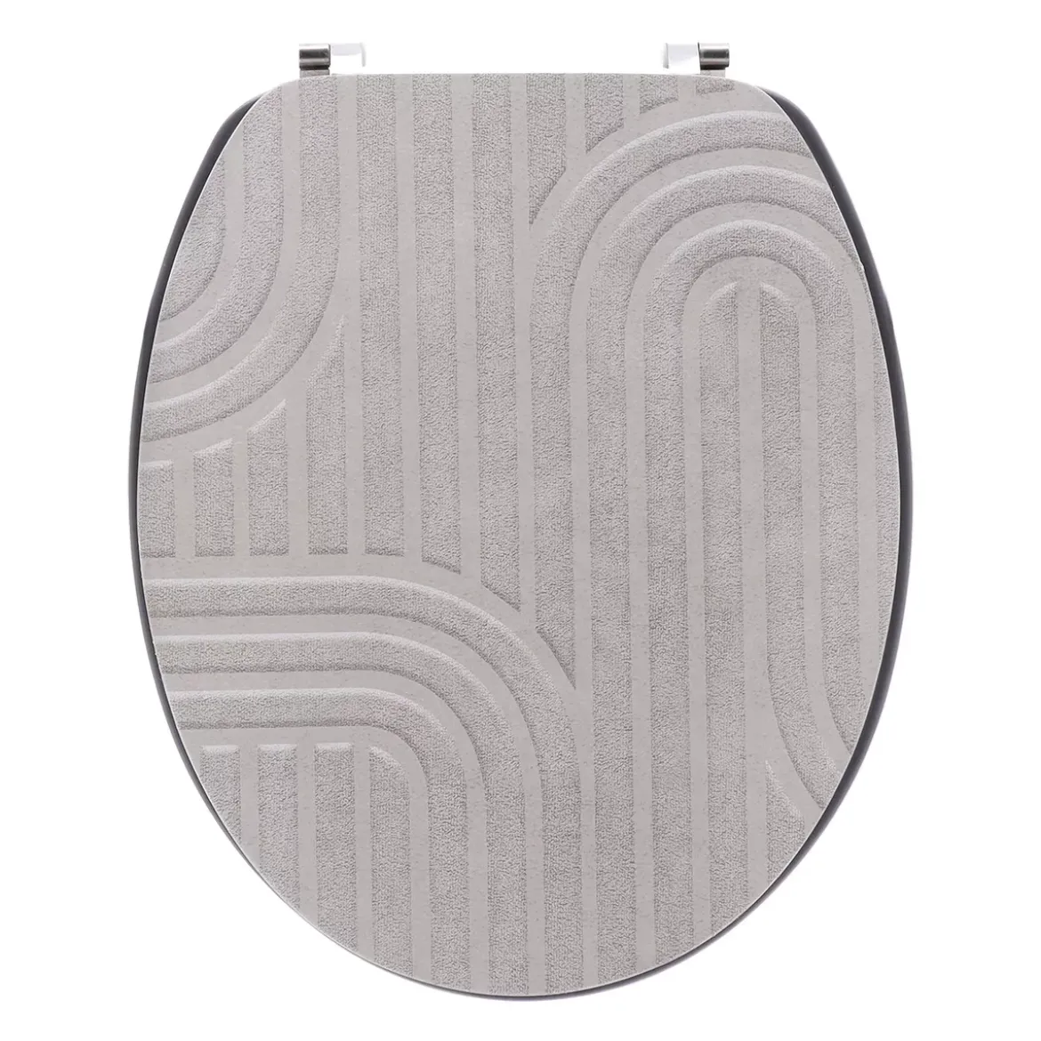 Copriwater in legno 18 pollici Minimalist Beige grigio