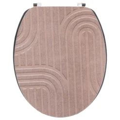 Copriwater in legno 18 pollici Minimalist Rosa cipria