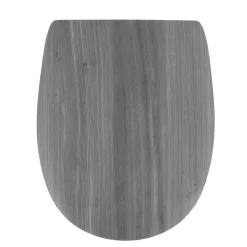 Copriwater 18 pollici in MDF Effetto Doghe Grigio