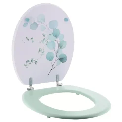 Copriwater 18 pollici MDF Azzurro Acquerello