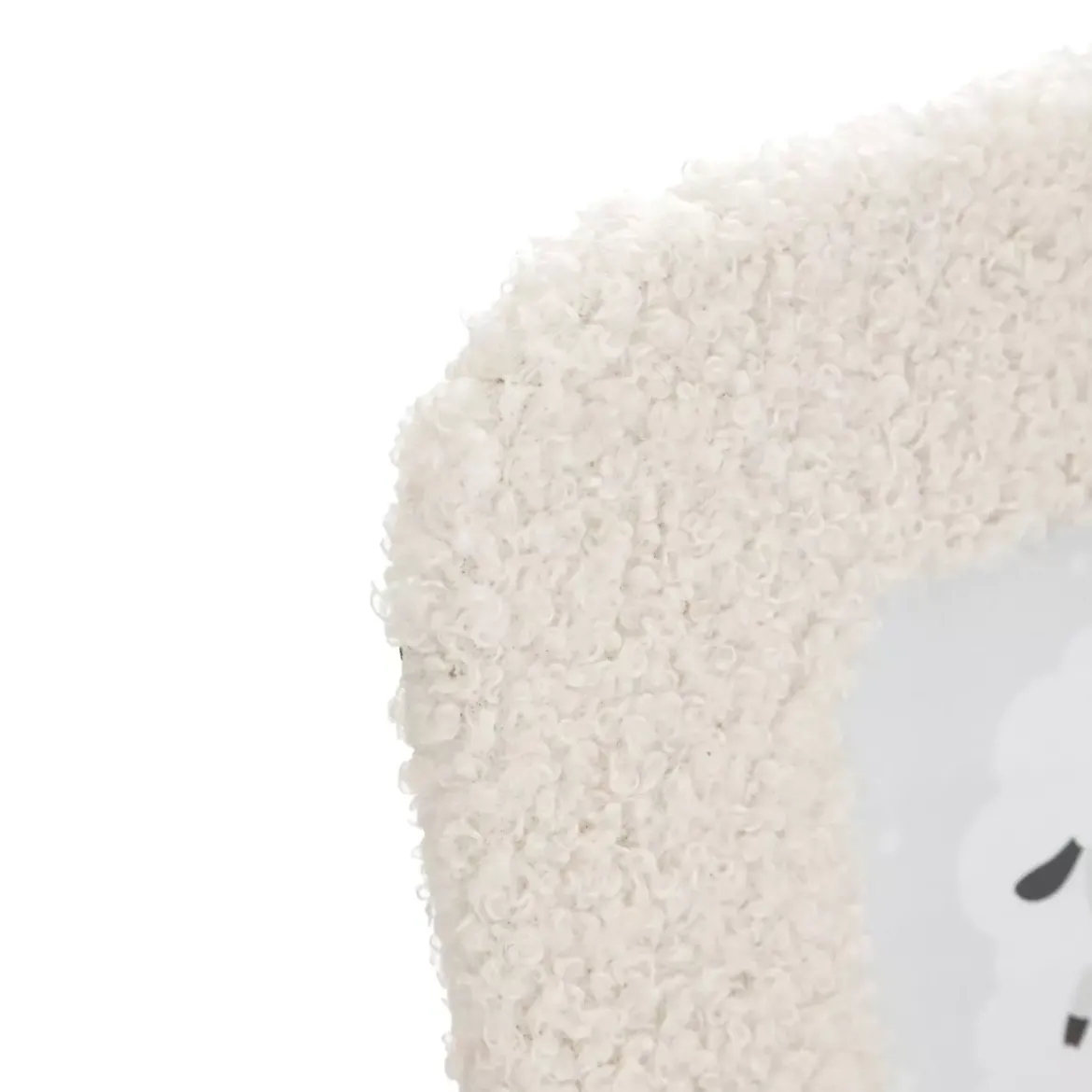 Cornice per bambini ricciolo bianco