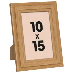 Cornice per foto da parete in legno (10 x 15 cm) Alix Marrone