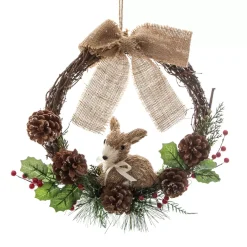 Corona di Natale Coniglietto
