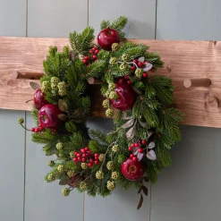 Corona di Natale (D40 cm) Mele dolci Rosse