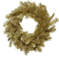 Corona di Natale Tiffany Oro
