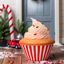 Cupcake di Natale Gigante (H60 cm) Golosità colorata