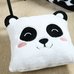 Cuscino bambino quadrato (40 x 40 cm) Zamis Panda Bianco
