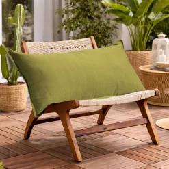 Cuscino da esterno rettangolare (50 x 80 cm) Sunset Verde oliva