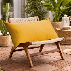 Cuscino da esterno rettangolare (50 x 80 cm) Sunset Giallo senape
