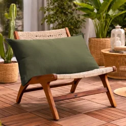 Cuscino da esterno rettangolare (50 x 80 cm) Sunset Verde cachi
