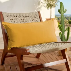 Cuscino da esterno rettangolare (35 x 70 cm) Sunset Giallo senape