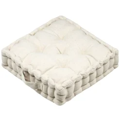 Cuscino da pavimento (50 x 50 cm) Monaco Ecru