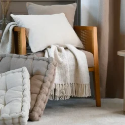 Cuscino da pavimento (50 x 50 cm) Monaco Beige