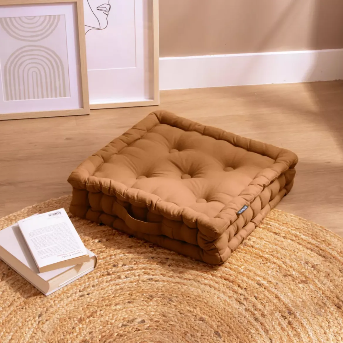 Cuscino da pavimento (40 x H10 cm) Pixel Camel