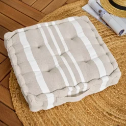 Cuscino da pavimento (45 x H10 cm) Manduel Bianco