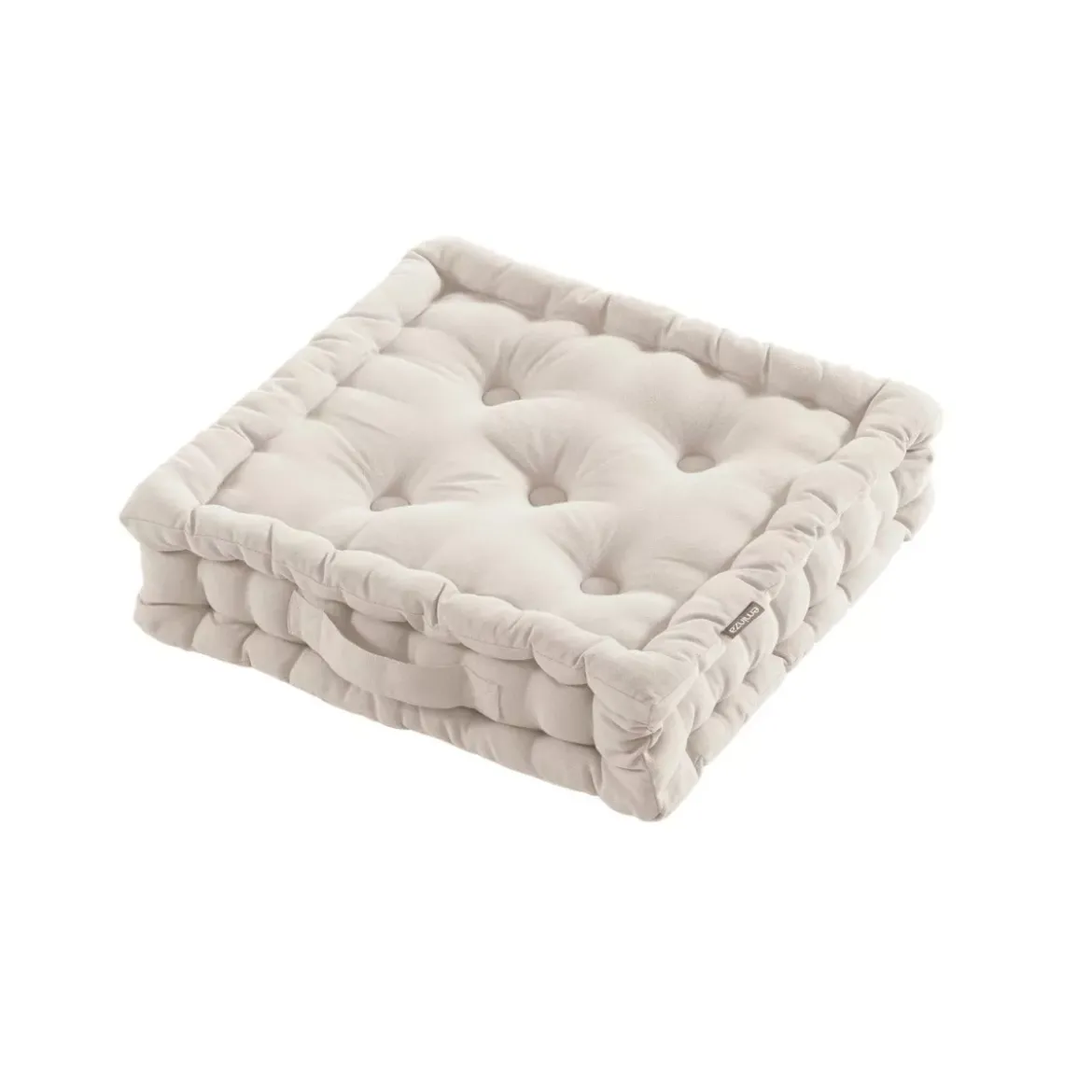 Cuscino da pavimento (40 x H10 cm) Pixel Beige-grigio
