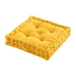 Cuscino da pavimento (50 x H10 cm) Pixel Giallo senape