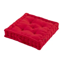 Cuscino da pavimento (50 x H10 cm) Pixel Rosso ciliegia