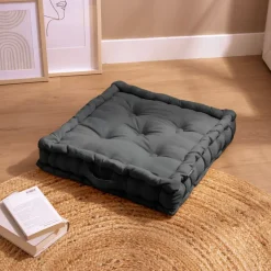 Cuscino da pavimento (50 x H10 cm) Pixel Grigio antracite
