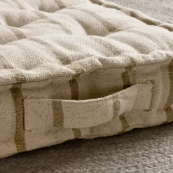 Cuscino da pavimento esterno tela di cotone (45 x 45 cm) Ocealys Beige