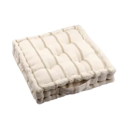 Cuscino da pavimento esterno tela di cotone (45 x 45 cm) Ocealys Beige