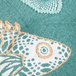 Cuscino da pavimento in cotone (45 x 45 cm) Barbados Verde celadon