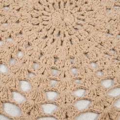 Cuscino da pavimento in cotone (D45 cm) Mekong Ecru