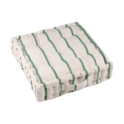 Cuscino da terra per esterni in tela di cotone quadrato (45 x 45 cm) Ocealys Verde
