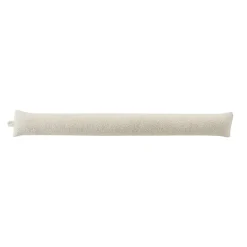 Cuscino paraspifferi bouclé (80 x 10 cm) Wooly Ecru