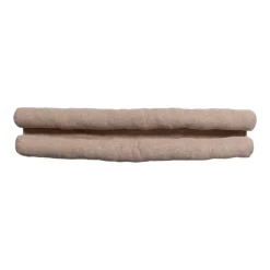Cuscino paraspifferi effetto lino (80 cm) Alfred Beige