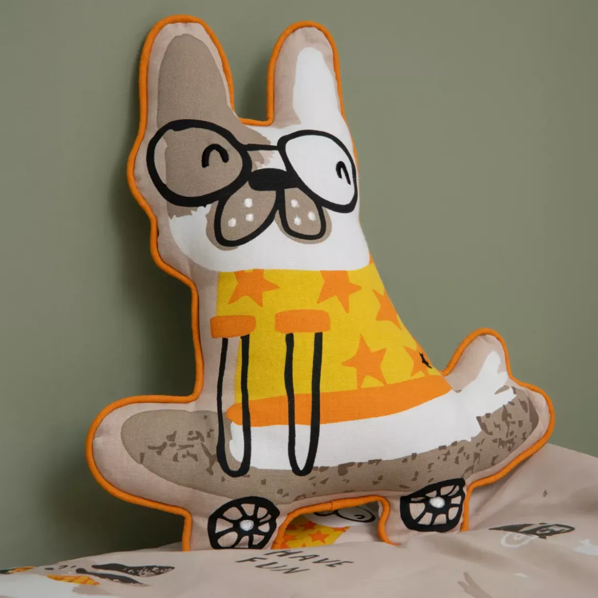 Cuscino per bambini in cotone (40 x 40 cm) Isidore Multicolore
