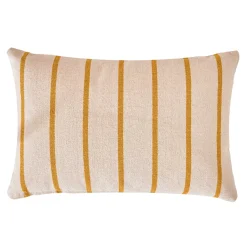 Cuscino per esterni in tela di cotone rettangolare (60 x 40 cm) Ocealys Giallo Senape
