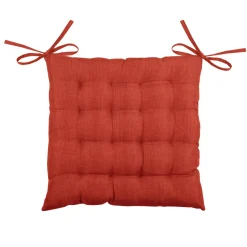 Cuscino per sedia Béa 16 punti Terracotta