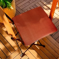 Cuscino per sedia da esterno quadrato (40 x 40 cm) Sunset Terracotta