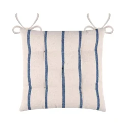 Cuscino per sedia da esterno tela di cotone (40 x 40 cm) Ocealys Blu marino