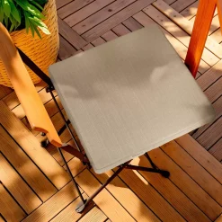 Cuscino per sedia da esterno quadrato (40 x 40 cm) Sunset Tortora