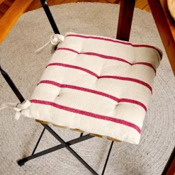 Cuscino per sedia da esterno tela di cotone (40 x 40 cm) Ocealys Rosso