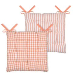 Cuscino per sedia quadrato in cotone (40 x 40 cm) Bardot Arancione