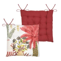 Cuscino per sedia quadrato in cotone (38 x 38 cm) Maota Multicolore