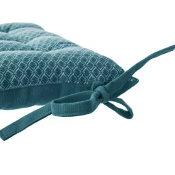 Cuscino per sedia quadrato (38 x 38 cm) Otto Blu ottanio
