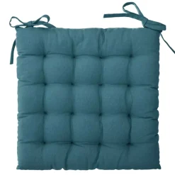 Cuscino per sedia quadrato (38 x 38 cm) Otto Blu ottanio