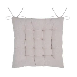 Cuscino per sedia quadrato in cotone (38 x 38 cm) Tilda Ecru